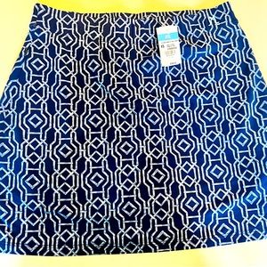 J. McLaughlin Briana Bamboo skort. Blues. NWT. XS